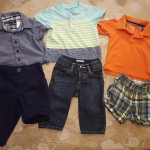 Bundle of 3 baby boy outfits-spring/summer